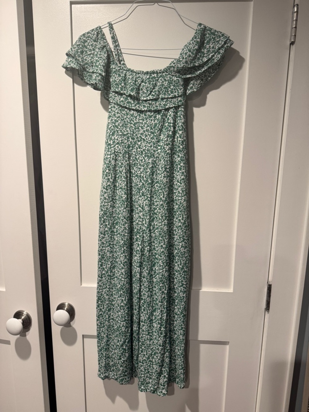 NEW Abercrombie Kids Floral Off-Shoulder Romper Girls Size 11 12